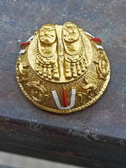 Divine Blessings of Lord Balaji: Authentic Balaji Charan with Shanku Chakra Namam - Shop Friq