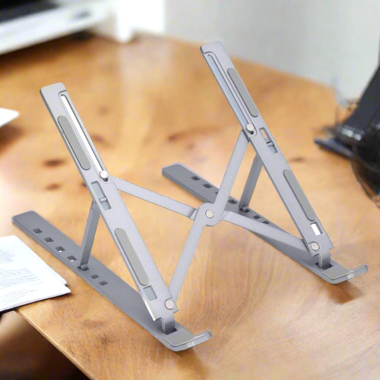Metal Portable Laptop Stand With 7 Adjustable Angles (1 Pc) - Shop Friq