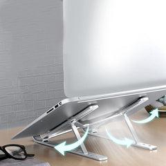 Metal Portable Laptop Stand With 7 Adjustable Angles (1 Pc) - Shop Friq