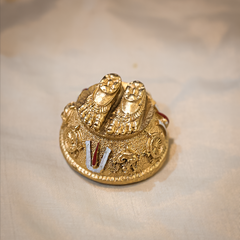 Divine Blessings of Lord Balaji: Authentic Balaji Charan with Shanku Chakra Namam - Shop Friq