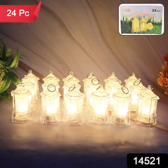 Set Of 24 Led Decorative Lantern Lights Candle