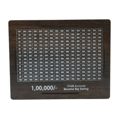 Wooden Big Piggy Bank Money Saving Box (1 Pc)