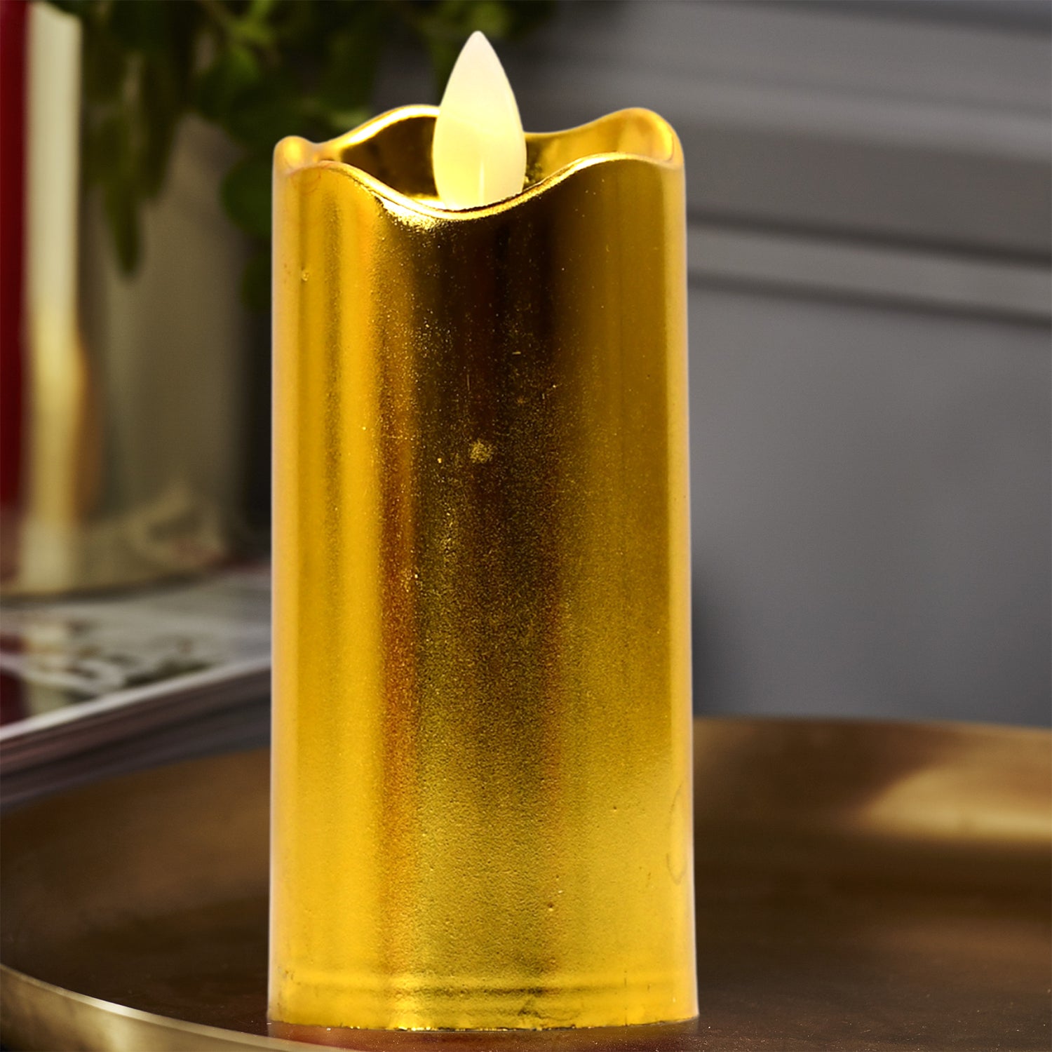 6563 Big Swinging Candle 12pcs For Wedding Decoration And Birthday Party