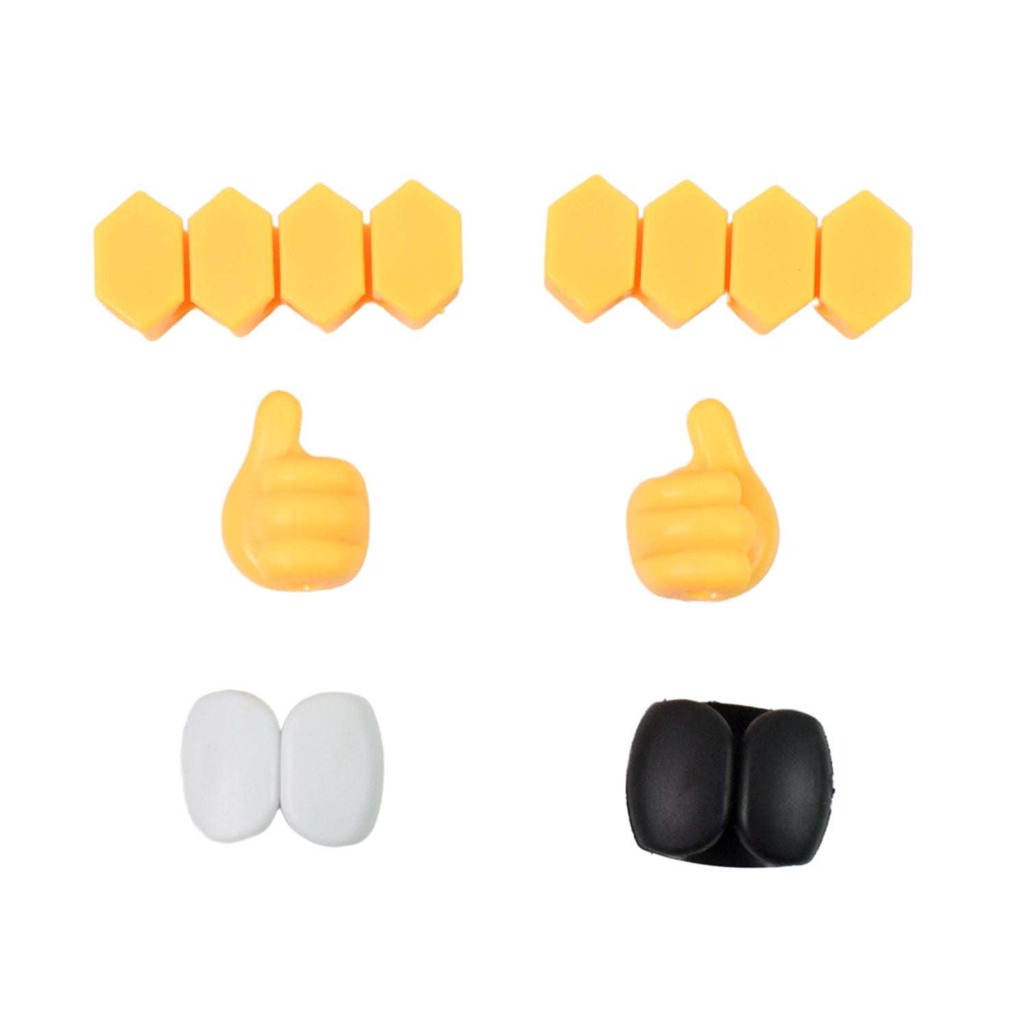 Self Adhesive Hooks For Cable Clips Desktop Cable Organizer (6 Pcs Set Mix Design) - Shop Friq