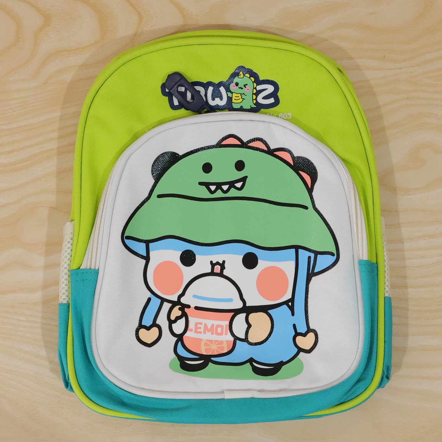 Cute Cartoon Printed Kids Sling Backpack Lightweight School Bag (28x23 Cm)