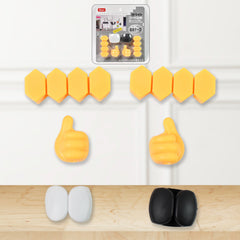 Self Adhesive Hooks For Cable Clips Desktop Cable Organizer (6 Pcs Set Mix Design) - Shop Friq