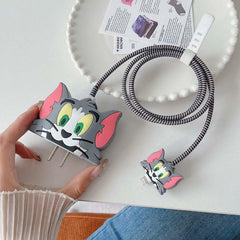 Cartoon Character Silicon Charger Case Cover For Ip 18-20w (Mix Design 1 Pc) - Shop Friq