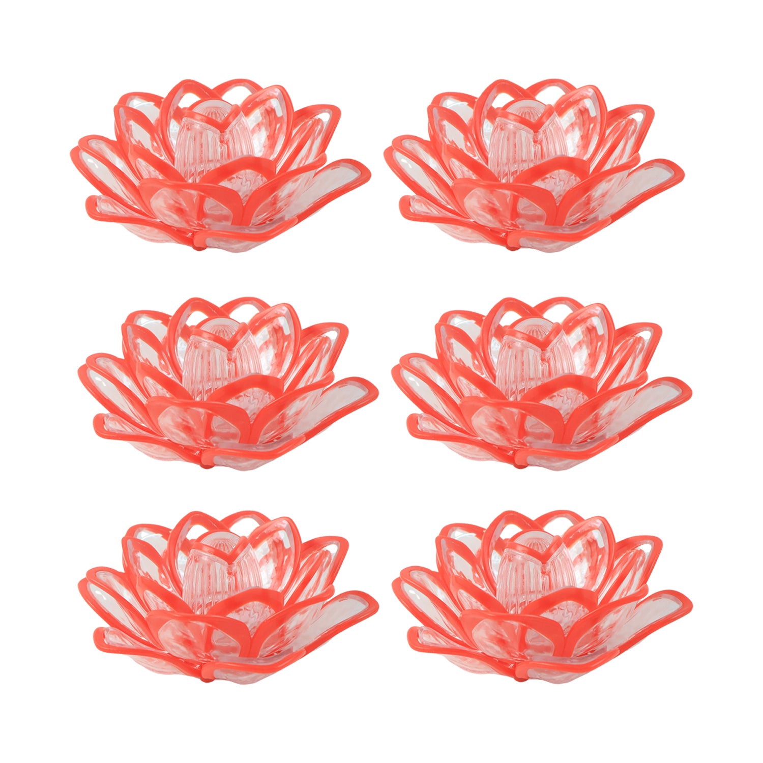 Enchanting Lotus LED Flameless Candles - Set of 6 for Serene Spaces - Shop Friq