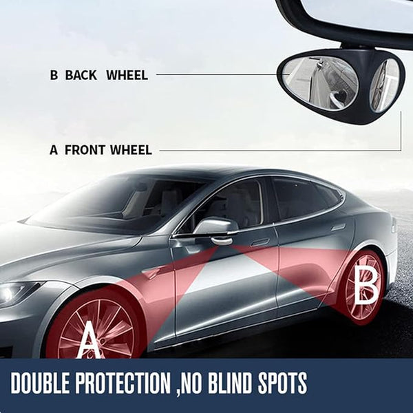 Blind Spot Mirror for Car - Wide Angle Safety Mirror