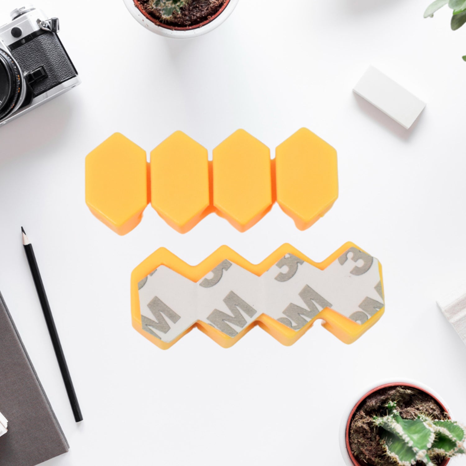 Self Adhesive Hooks For Cable Clips Desktop Cable Organizer (6 Pcs Set Mix Design) - Shop Friq