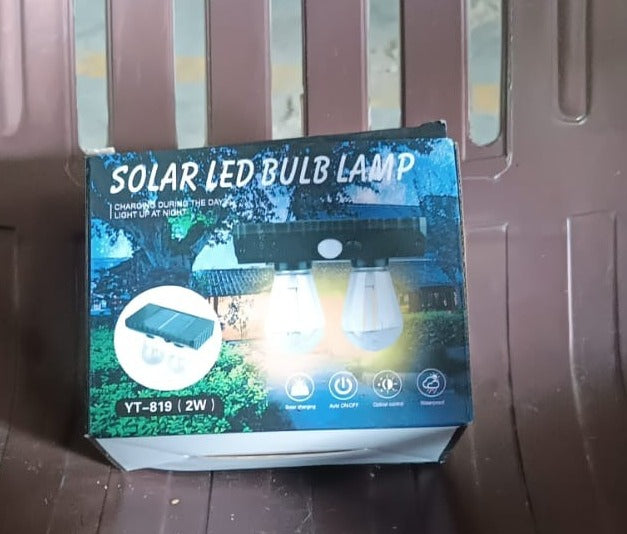 Solar Double Led Bulb Lamp Yt-819- 2w (1 Pc) - Shop Friq