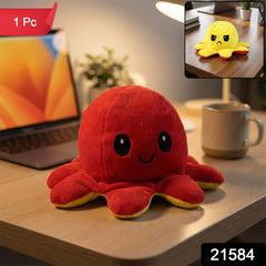 Reversible Octopus Mini Plush Toy  (1 Pc)