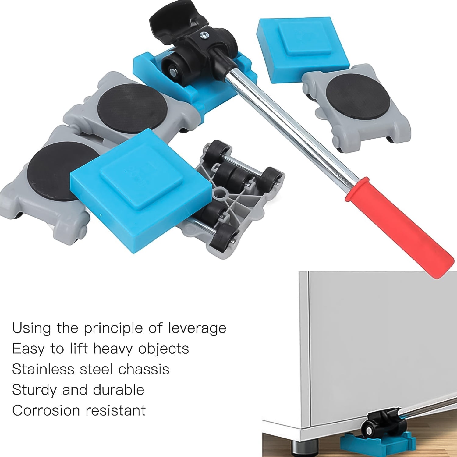 Furniture Lifter Tool Furniture Dolly Furniture Lifters Tool Set (1 Set  8 Pc)